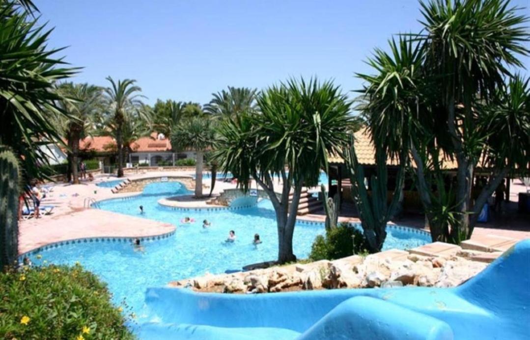 Apartamento En Denia, Urbanizacion El Palmar Con Piscina, Toboganes Y Chiringuito Exterior foto